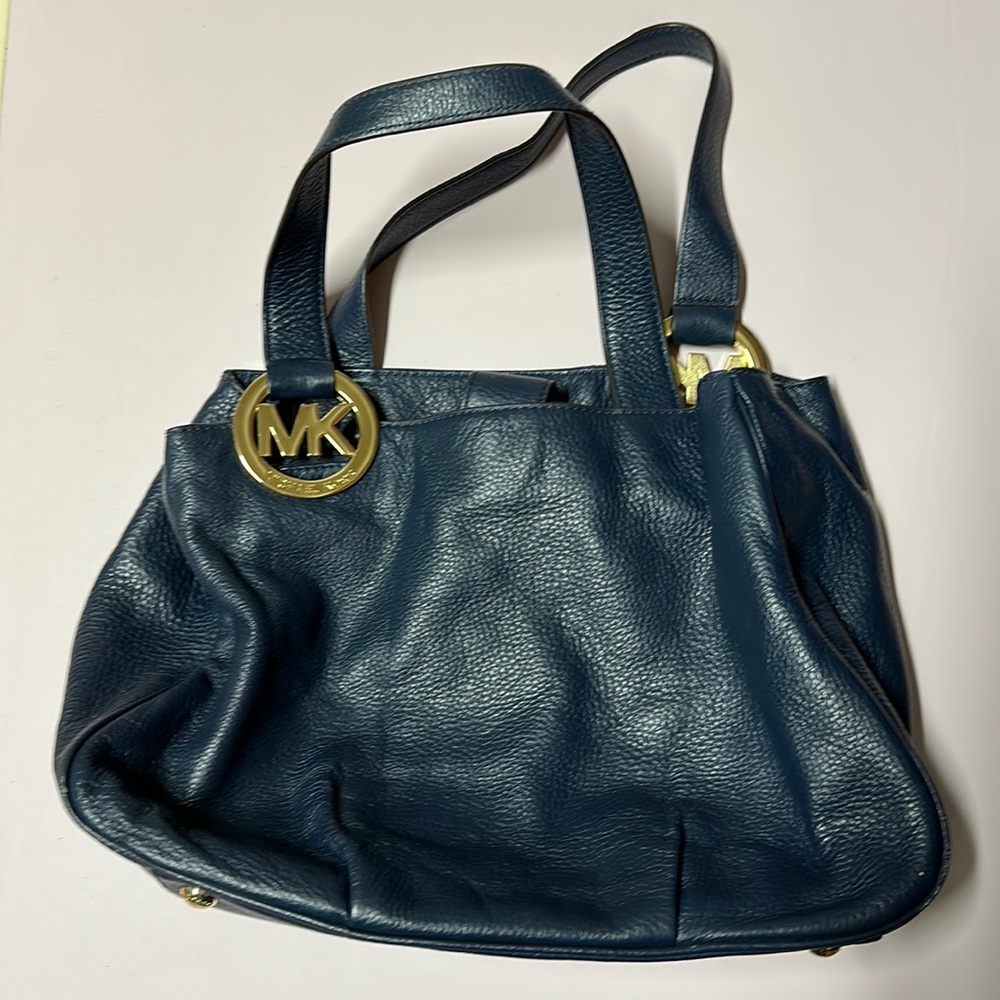 Blue Michael Kors Handbang